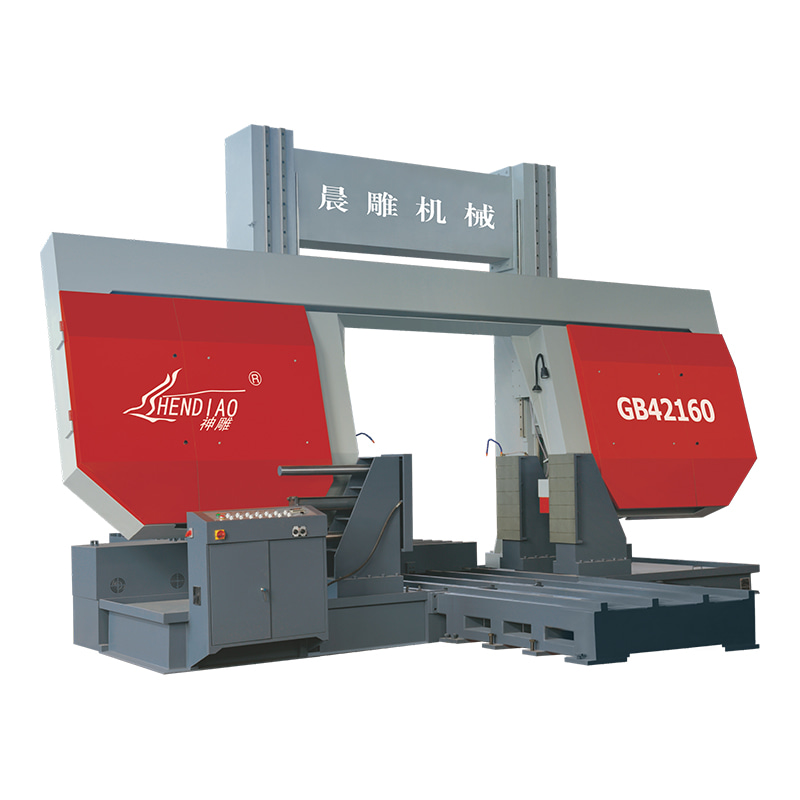 GB42160 High Rigidity Structure Gantry Type Band Metal Sawing Machine Device Optional